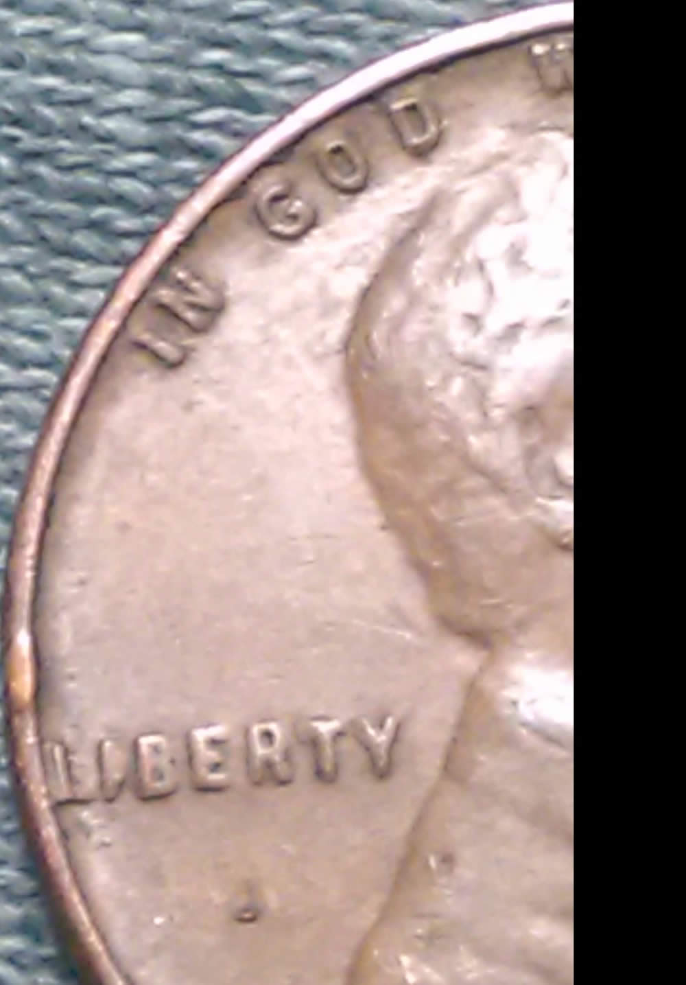 1950-P-Lincoln-Wheat-Cent-With-Die-Chip-In-